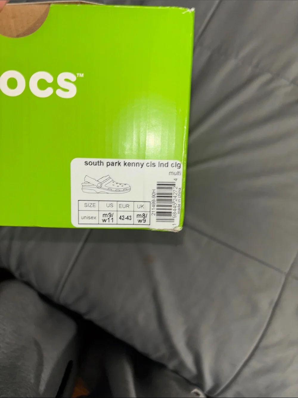 South Park Kenny Crocs size 9
